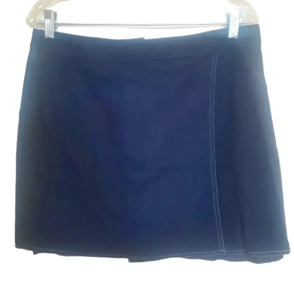 Stelen dark blue mini skirt Size Large